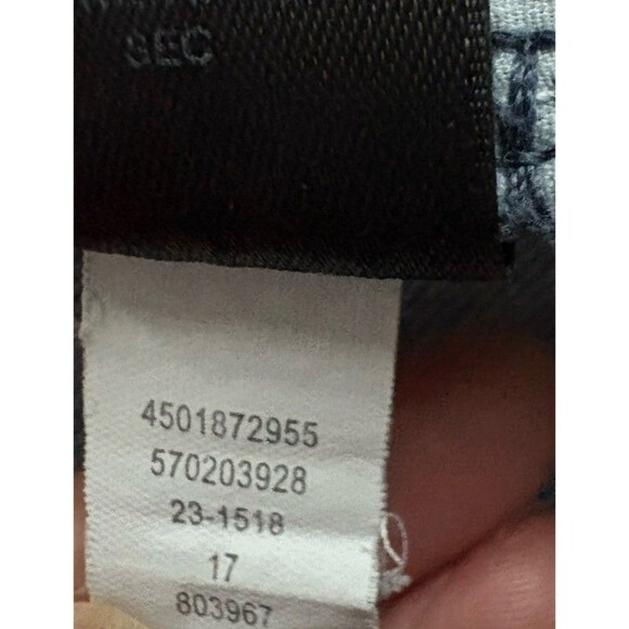 White House Black Market The Straight Crop Jeans Women's Size 4 Raw Hem Midrise - Picture 5 of 13